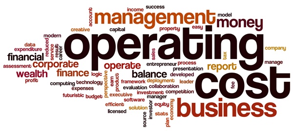 64154448 - operating cost word cloud concept